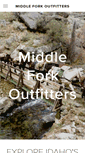 Mobile Screenshot of middleforkoutfitters.com